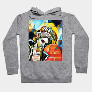 Dionysius of Halicarnassus Abstract Portrait | Dionysius of Halicarnassus Artwork 2 Hoodie